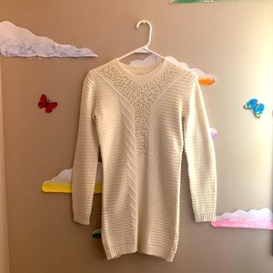 Cream colours slim fit dress.